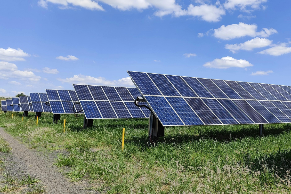 Agricultural solar installation